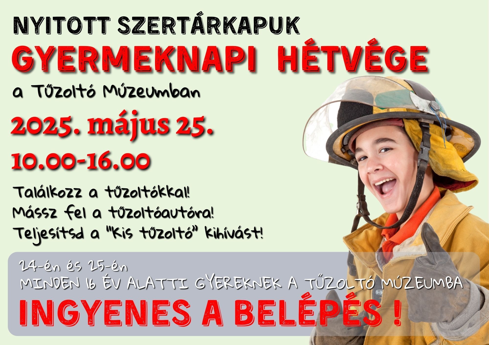Tuzolto gyereknap