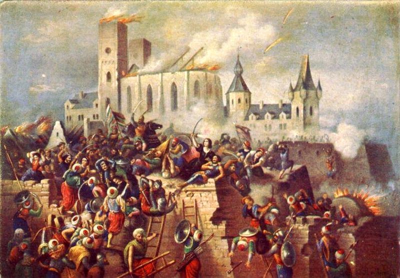 Vízkelety_Béla_Eger_vár_ostroma_1552-ben