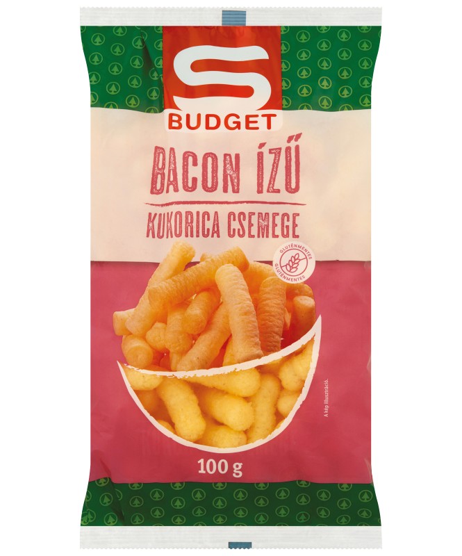 S-BUDGET bacon ízű kukorica csemege 100g